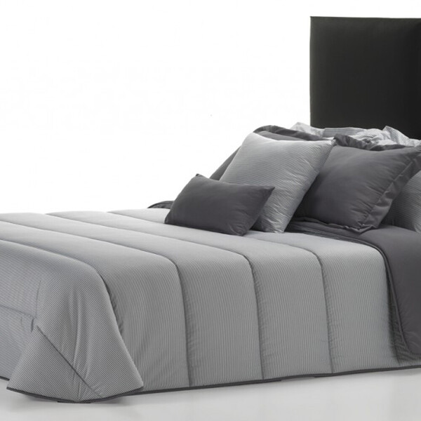 Edredón nórdico STRIPES gris Belnou