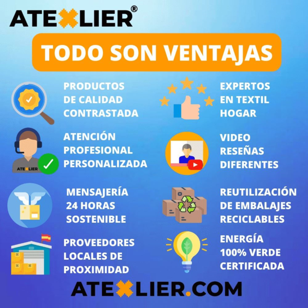 Cubrecolchón acolchado ESTELA transpirable e impermeable Belnou (1)