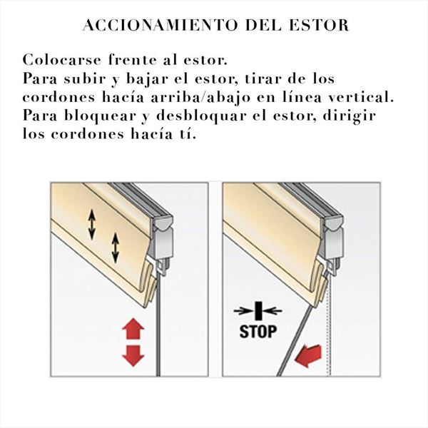 Estor plegagable Pachetto sin varillas Linum piedra Stor Planet (4)