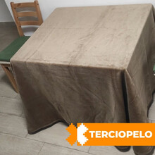 Falda Mesa Camilla lisa terciopelo cuadrada 4047 de Pielsa
