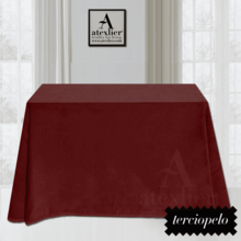 Falda Mesa Camilla lisa terciopelo rectangular AURUM de Pielsa
