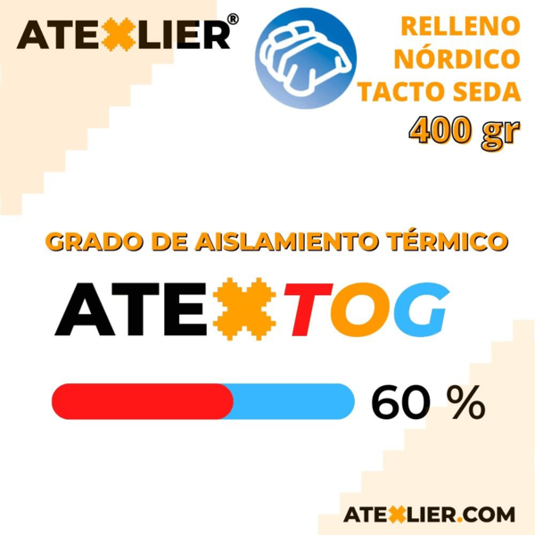 Relleno nórdico TEJIDO ALGODÓN 400 gr Belnou (3)